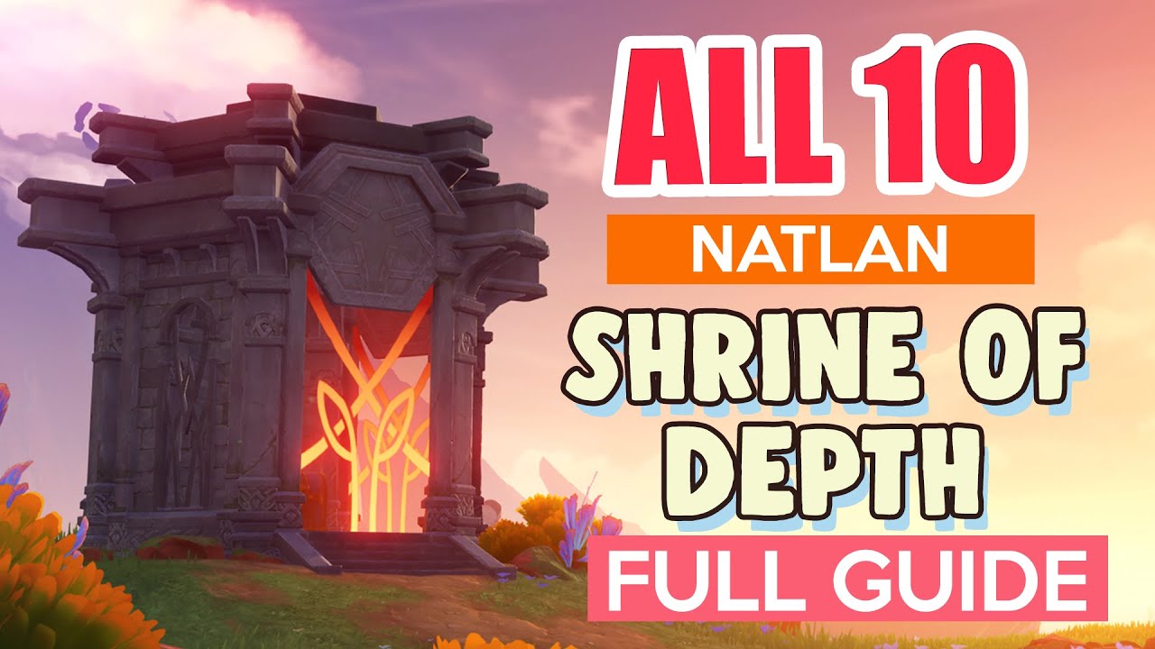 ALL NATLAN SHRINE OF DEPTHS LOCATIONS 【 Genshin Impact 】