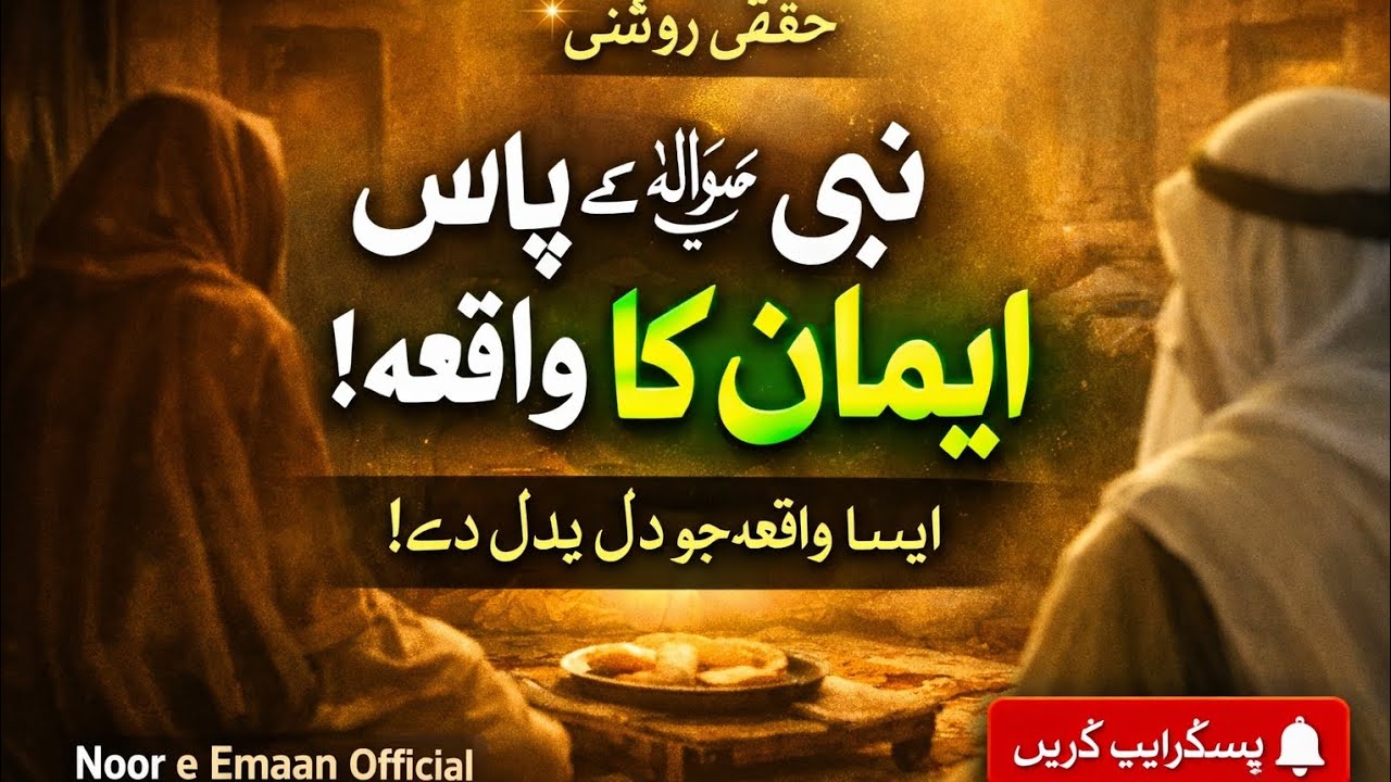  مکمل واقعہ جاننے کے لیے ویڈیو آخر تک دیکھیں۔🔔 سبسکرائب کریں: 👍 لائک | 💬 کمنٹ | 📢 شیئر ضرور کریں
