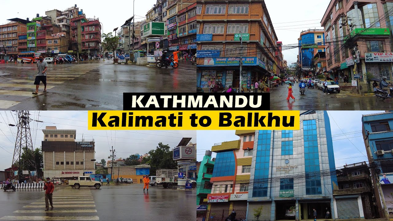 [4K🇳🇵] Kathmandu City Walk Morning - Kalimati to Balkhu -  Virtual Walking Tour JULY 2022 Nepal