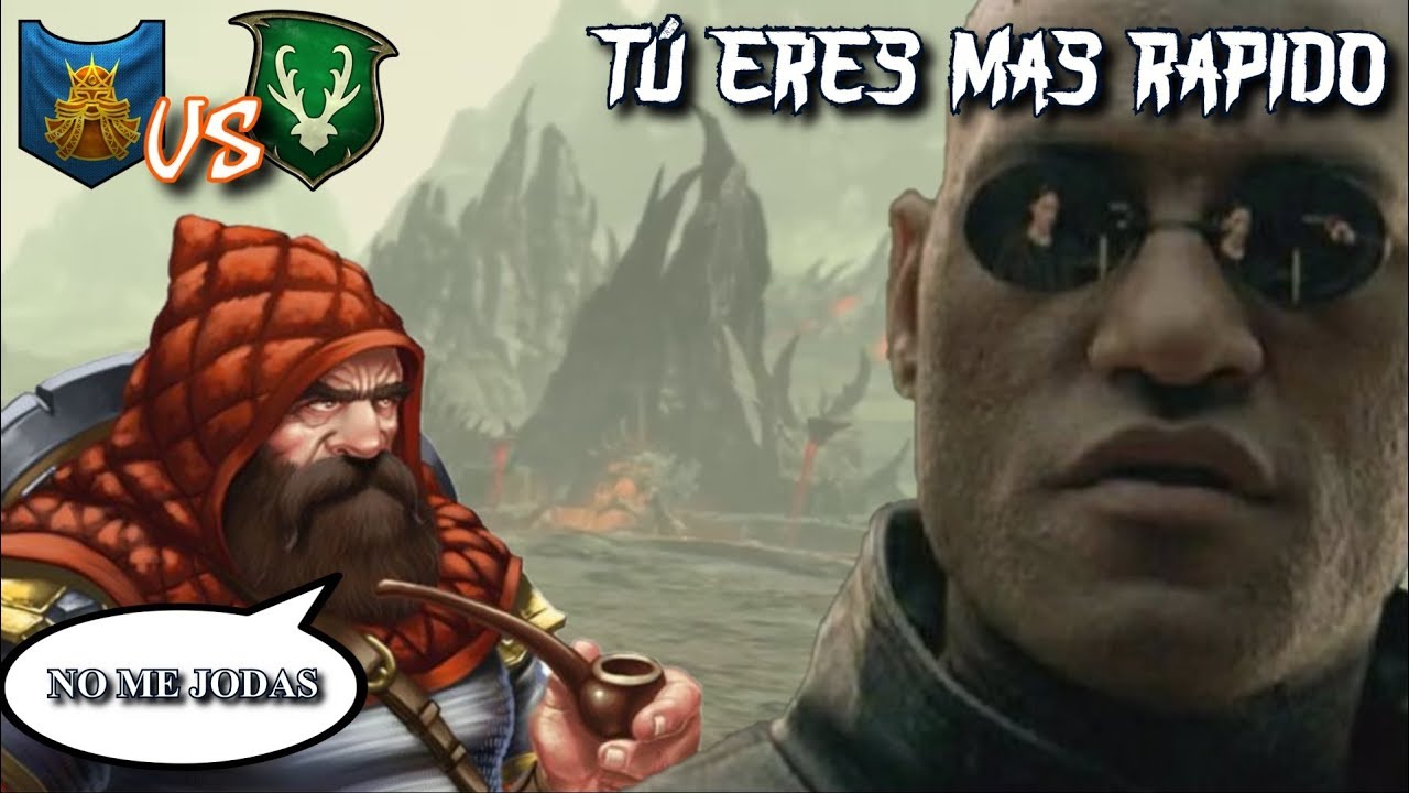 ⚔️MÁS RÁPIDO que un virote ENANO (RANKED) ENANOS VS ELFOS SILVANOS. TOTAL WAR WARHAMMER 2 #totalwar