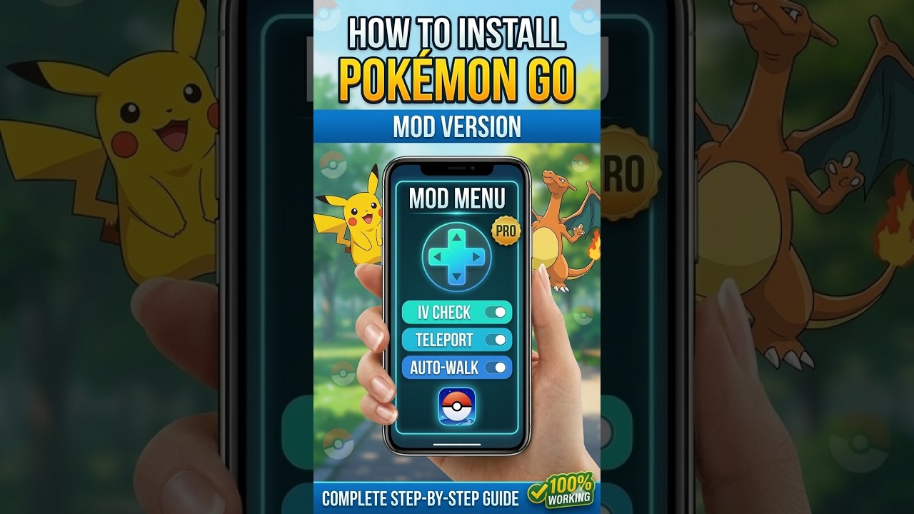 How To Download Pokemon Go Hack Version  Step By Step Guide | Pokemon Go Hack Kese Kare