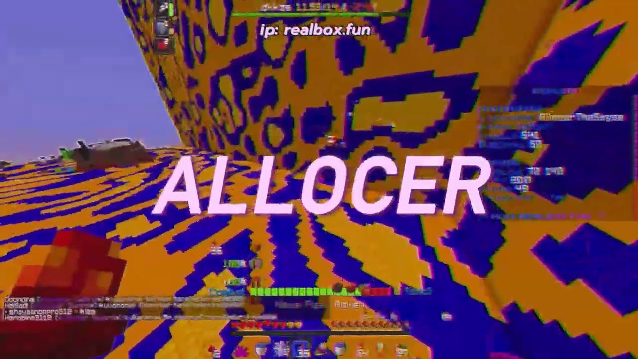 Allocer | 🎵 After Dark | Minecraft Elytra Pvp !