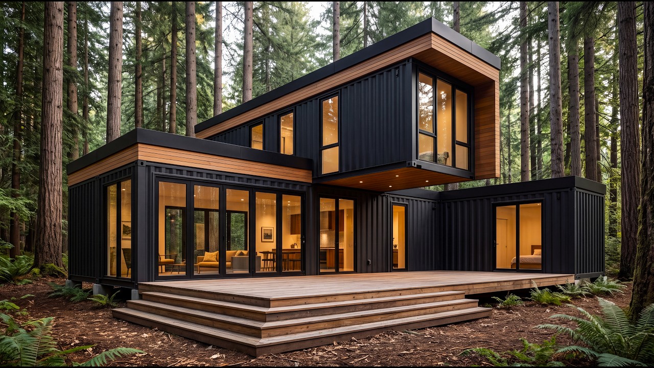 Transforming 6 Old Shipping Containers into a Stunning $400,000 Luxury Home | 180 Days