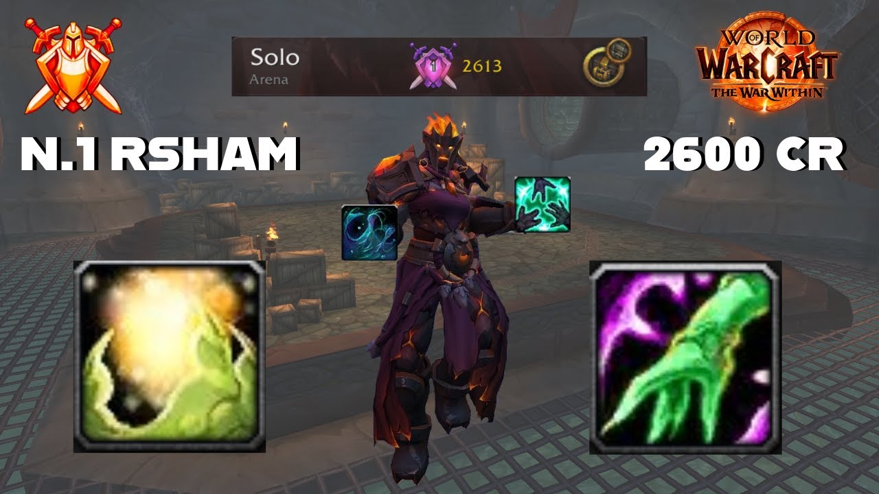 Restoration Shaman Buffs are DISGUSTING! 2600cr Solo Shuffle / War Within Season 1