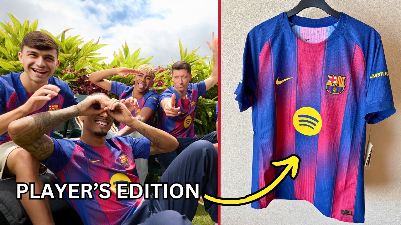 FC Barcelona NEW Home Kit 2025/2026 Unboxing + Review! 🔵🔴