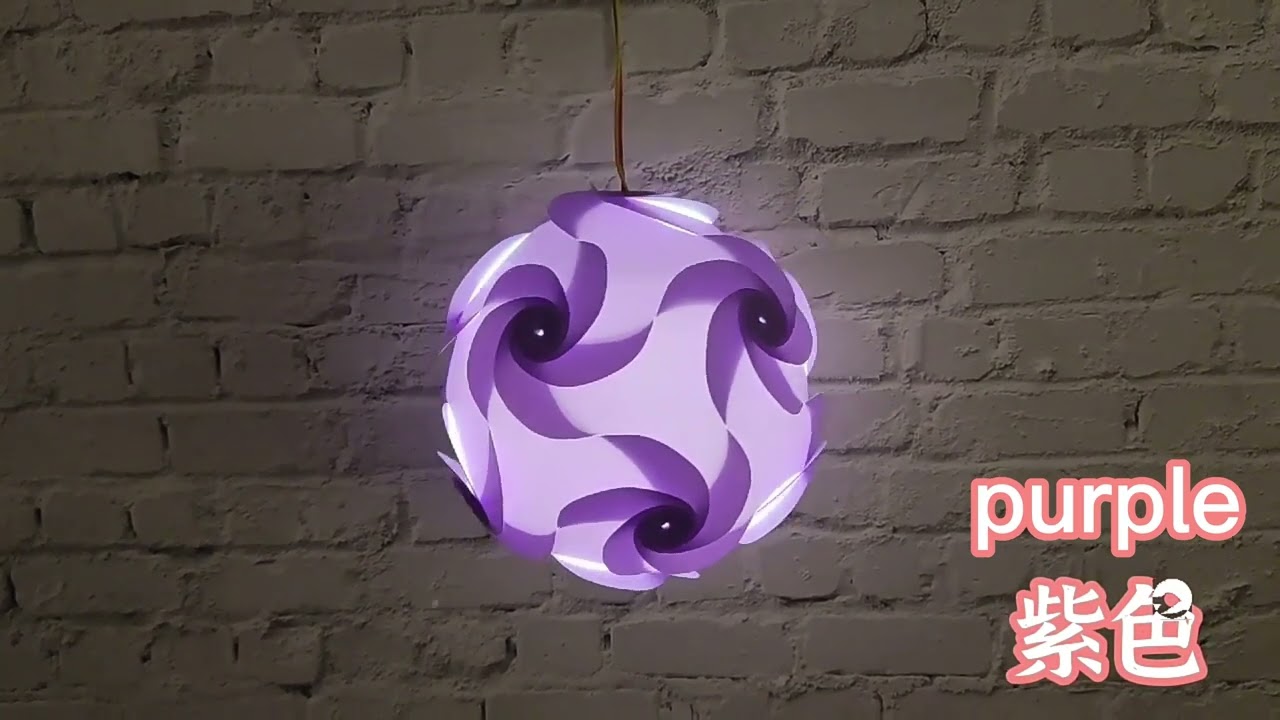 DIY your beautiful puzzle lamp