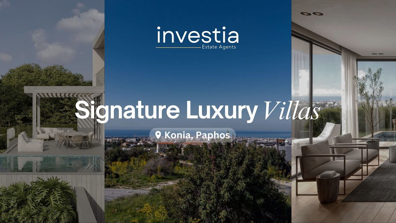 New Luxury Villas for Sale in Konia, Paphos Cyprus | Sea Views