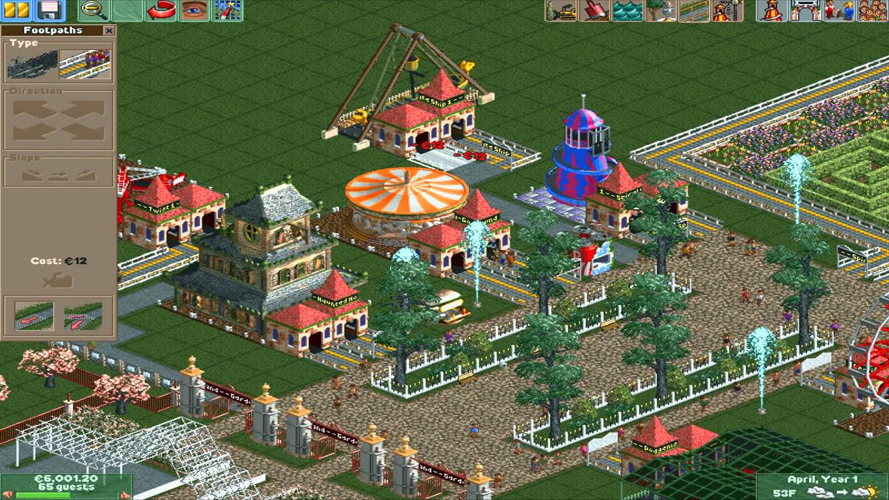 Roller Coaster Tycoon 2 - Ep#1 | Gardaland is open!