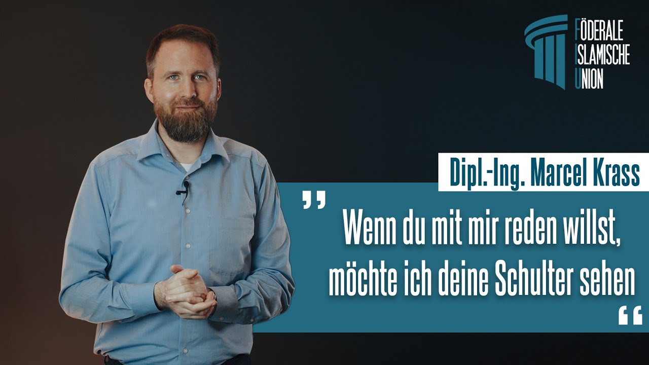 Wenn du mit mir reden willst, möchte ich deine Schulter sehen! - Marcel Krass