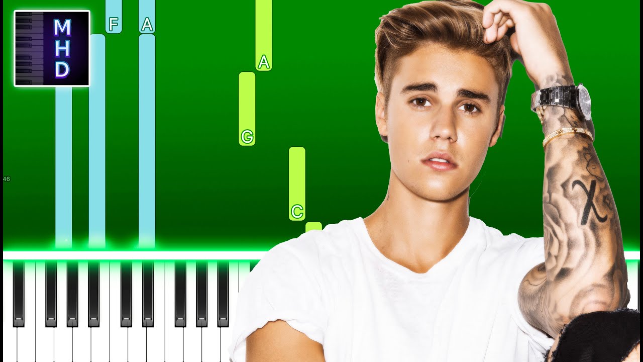 Justin Bieber - Nothing Like Us (Piano Tutorial Easy)