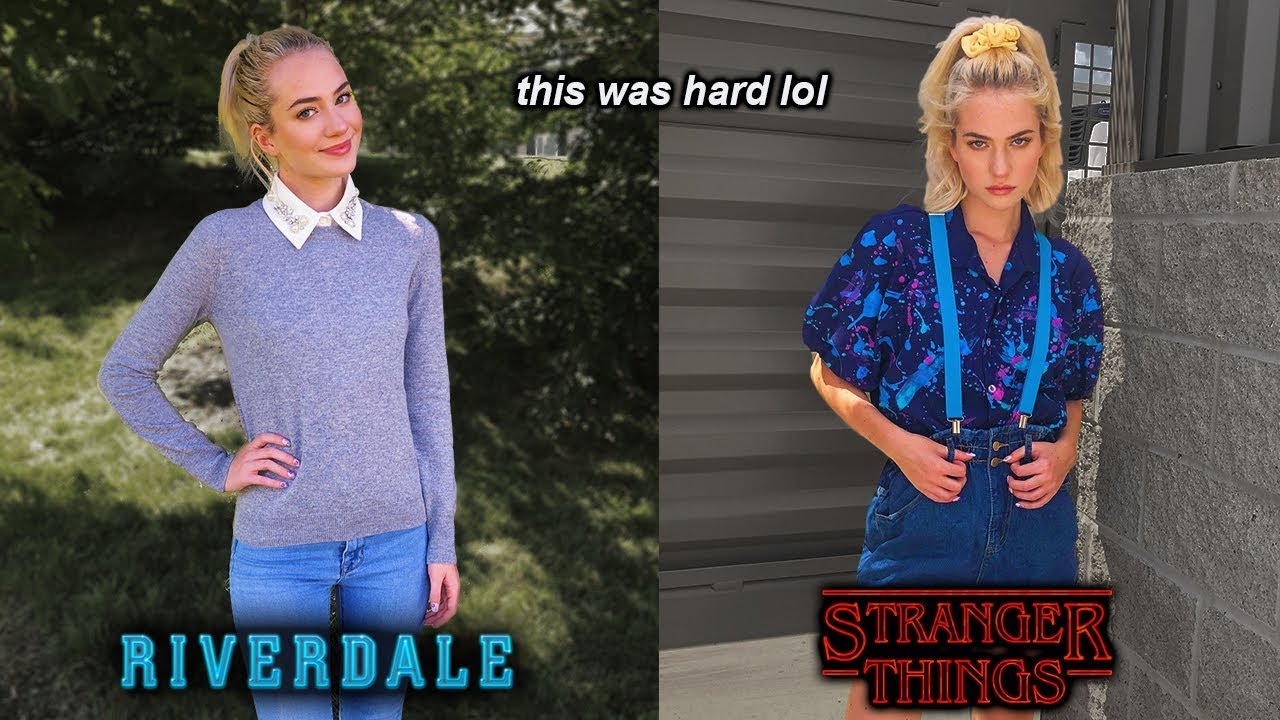 dressing like TV show characters for a week