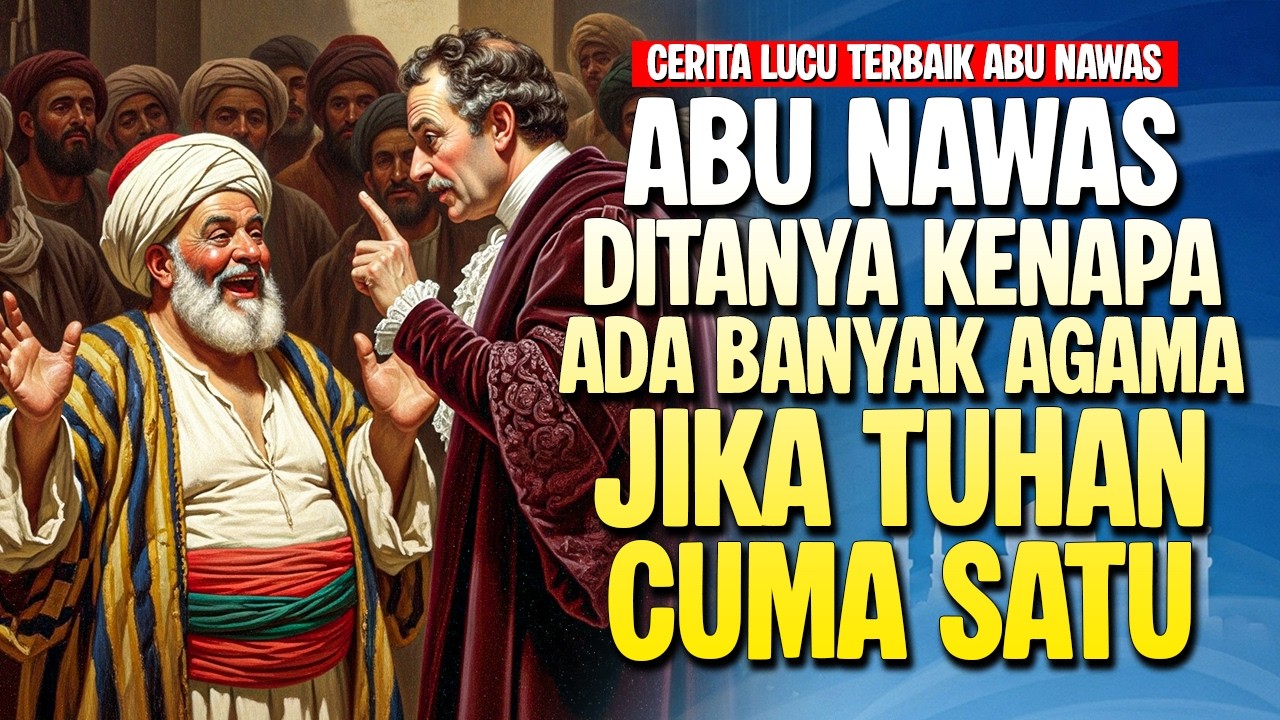 ABU NAWAS DITANYA ATHEIS KENAPA ADA BANYAK AGAMA JIKA TUHAN CUMA SATU - CERITA LUCU PENGANTAR TIDUR