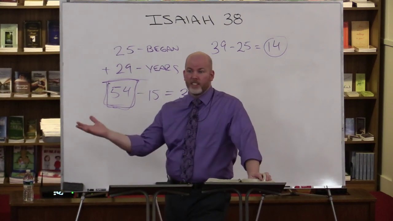 Isaiah 38 - Hezekiah's Healing