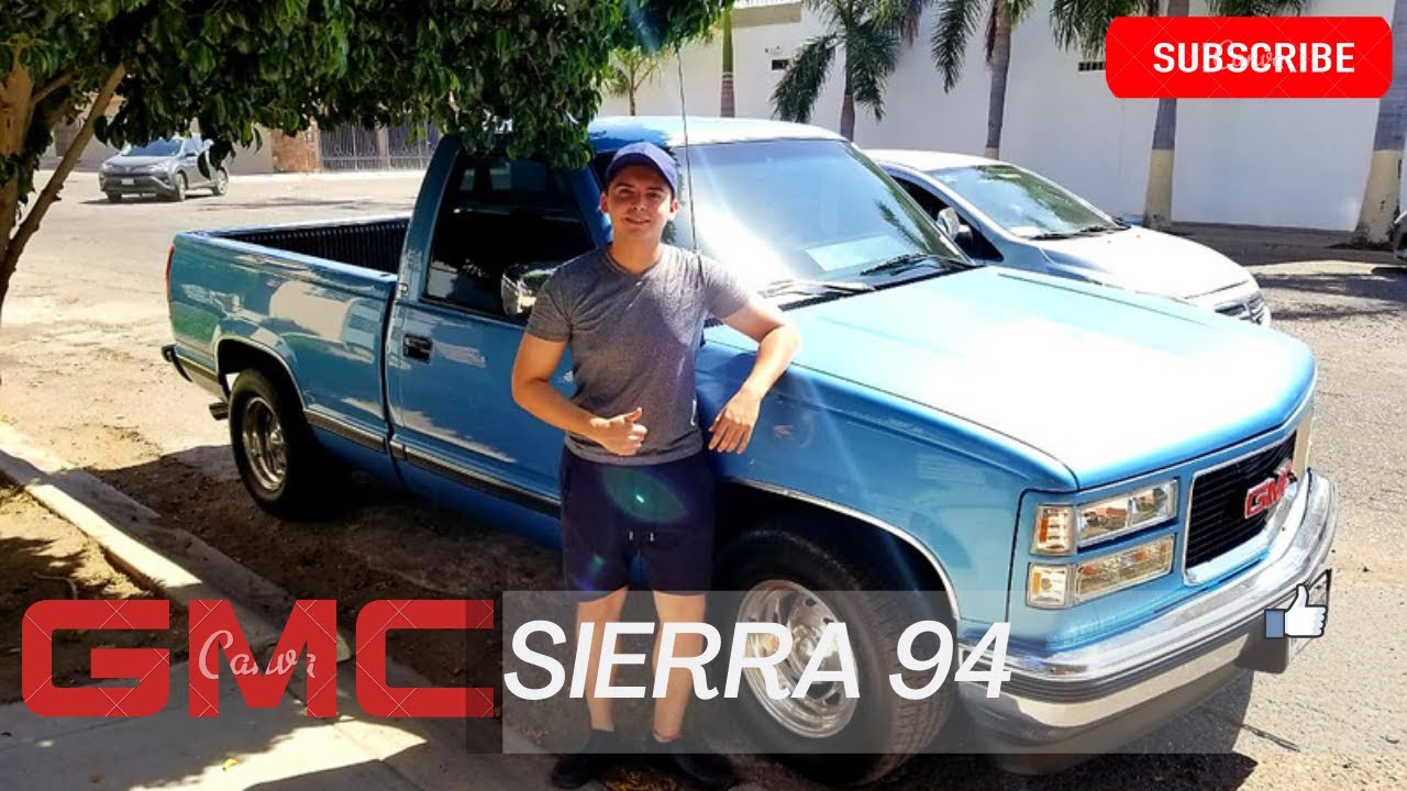 GMC SIERRA 94 restaurada ¿Cómo se maneja una pick up de los 90 en 2021? || review en español