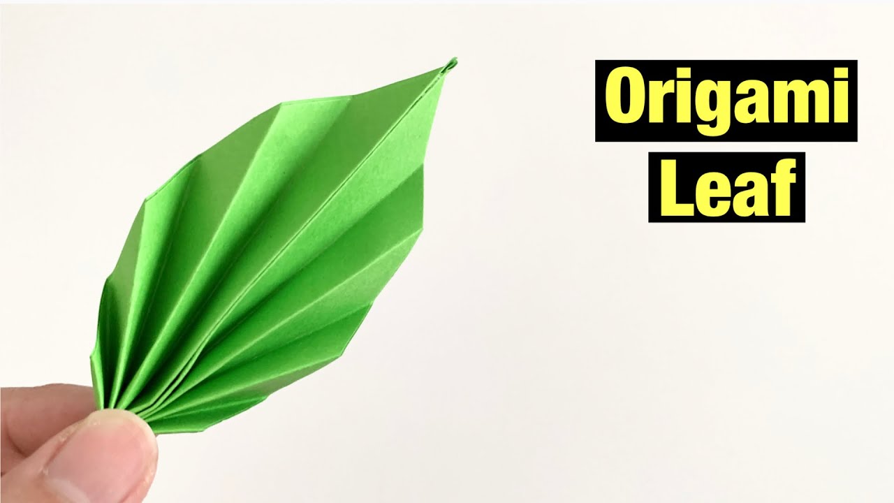 EASY ORIGAMI LEAF | SCHOOL CRAFT | TUTORIAL