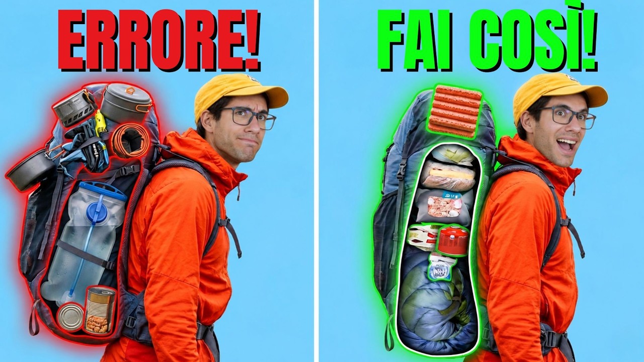 5 ERRORI DOLOROSI quando usi lo Zaino da Trekking