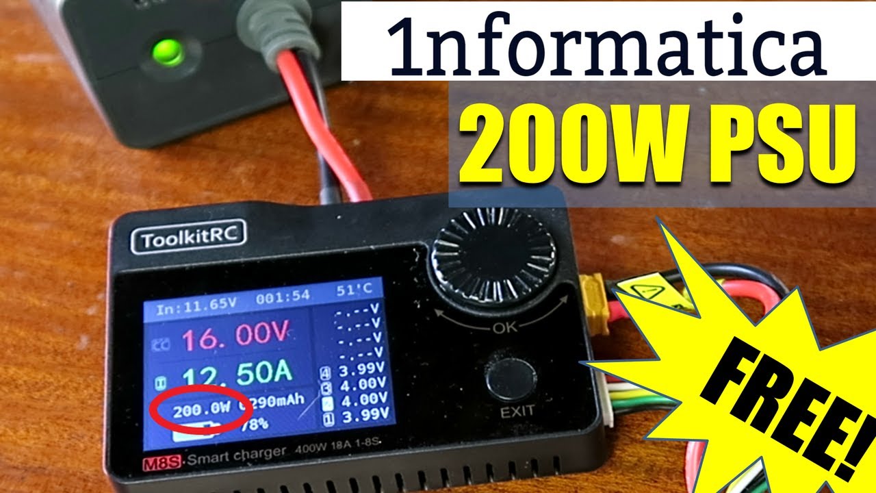 FREE! 200W Lipo Charger Power Supply