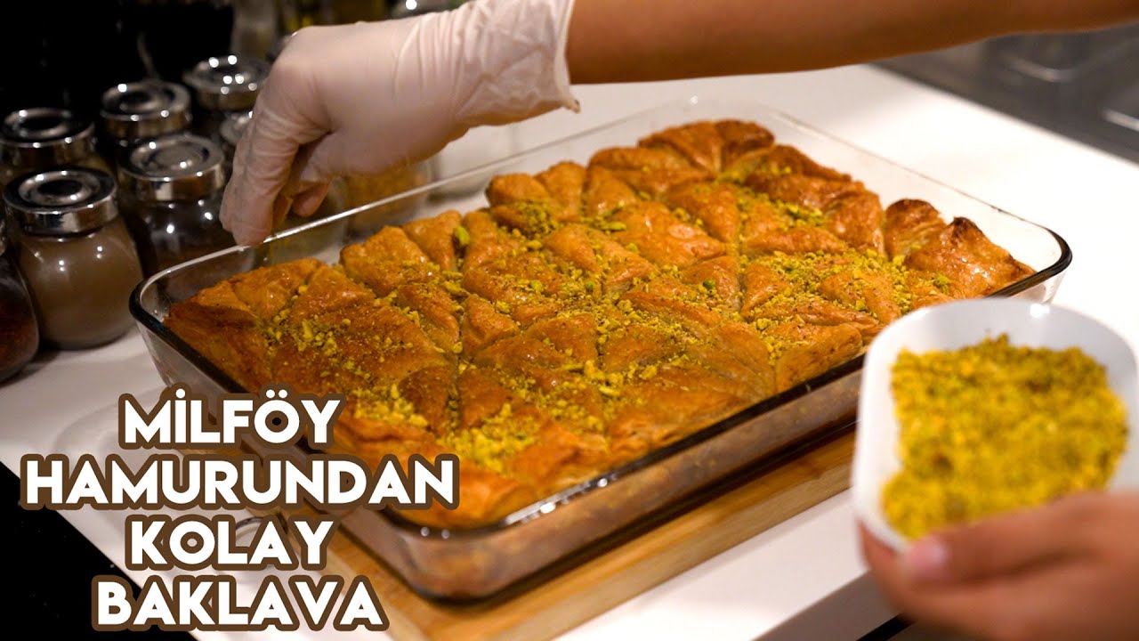 MİLFÖY HAMURUNDAN EVDE ÇITIR ÇITIR BAKLAVA TARİFİ