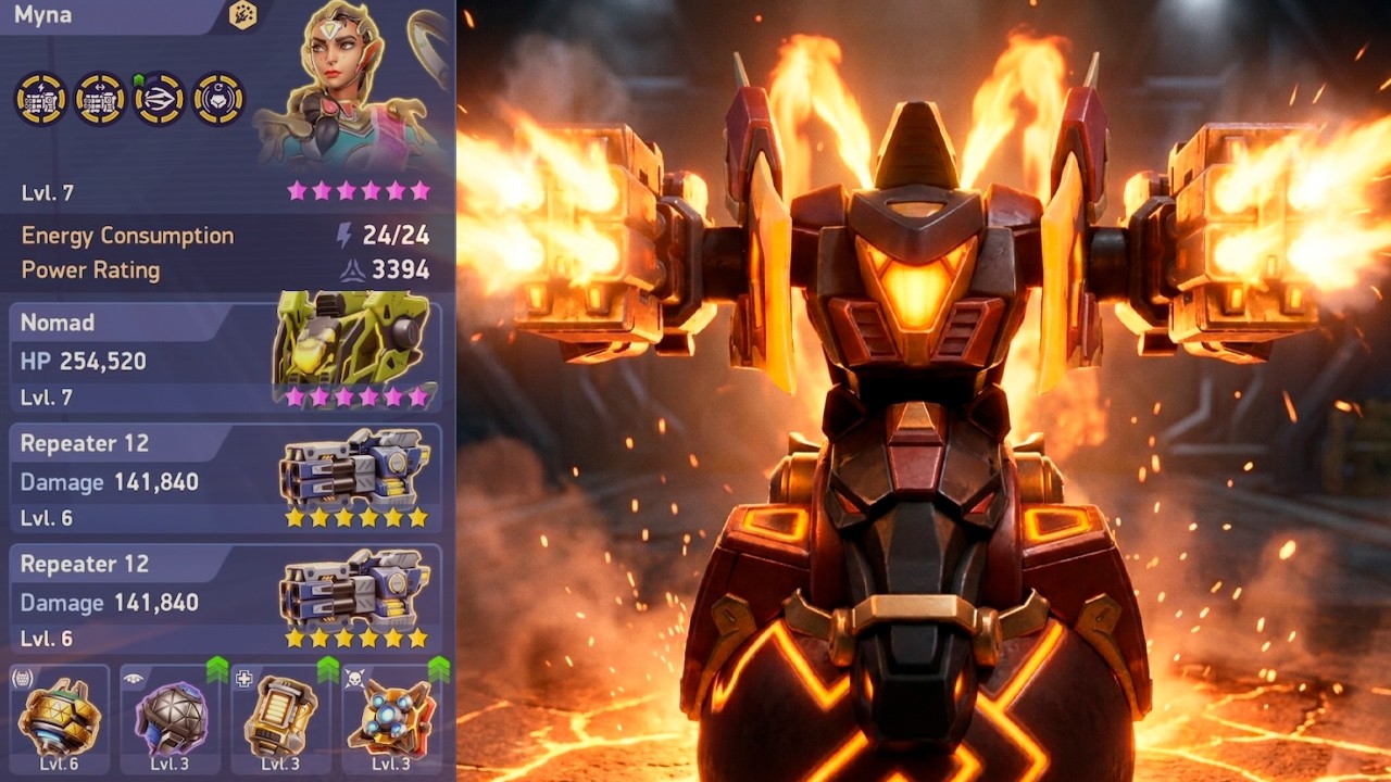 Nomad Repeater Never Lets You Breathe | Mech Arena