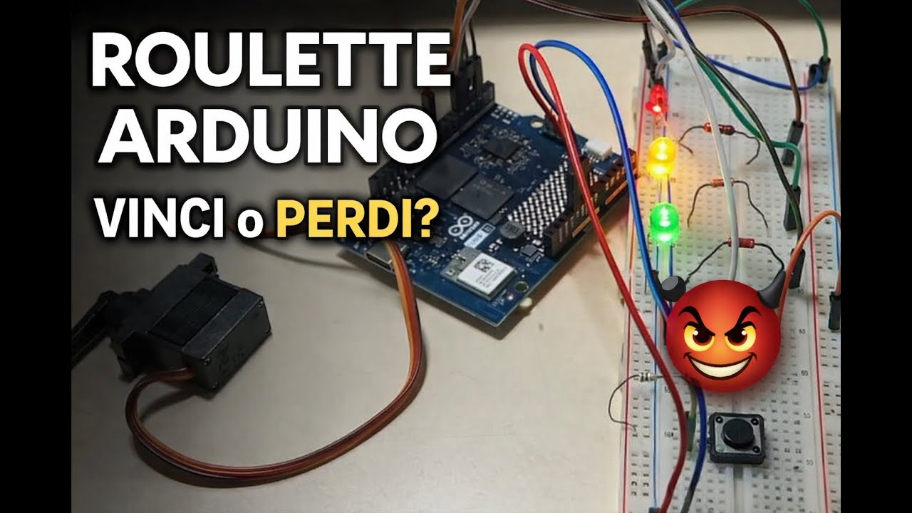 Ho creato una roulette con Arduino… e decide se VINCO o PERDO ! 😈