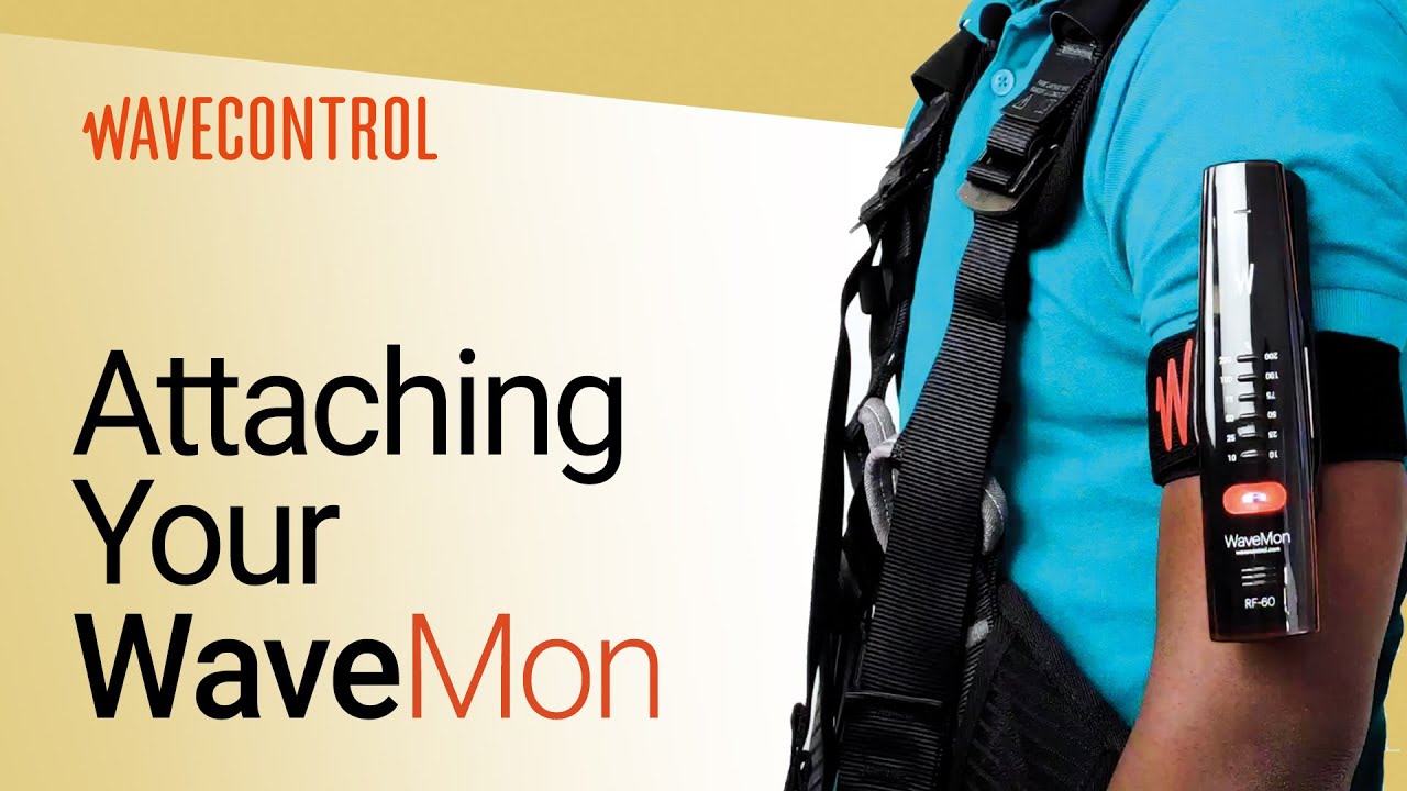 Attaching your WaveMon Personal RF Monitor  | Wavecontrol