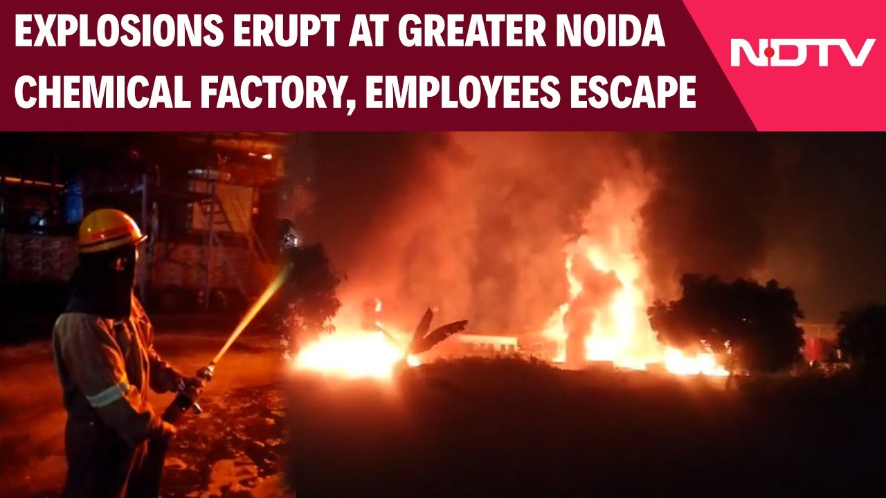 Greater Noida Fire | Greater Noida Fire: Employees Escape As Police, Firefighters Battle Huge Blaze