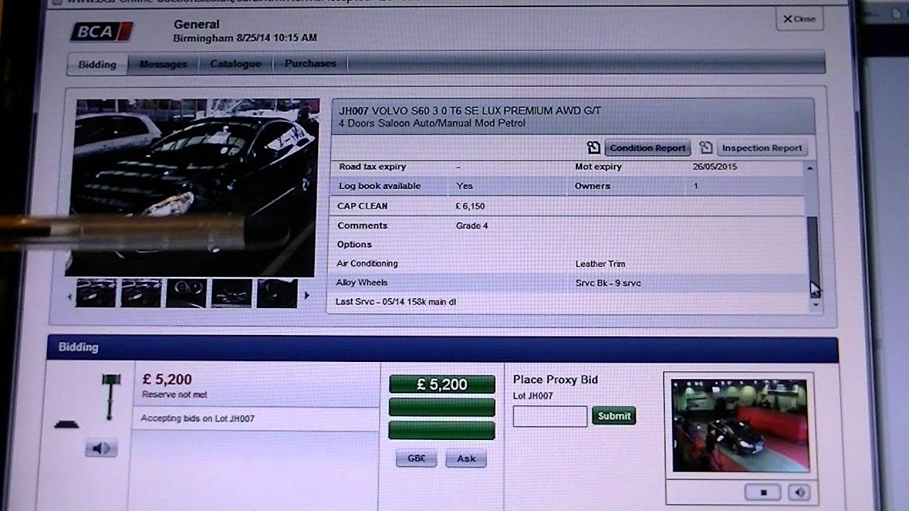 BCA Online Auctions, British Car Auctions Live Online