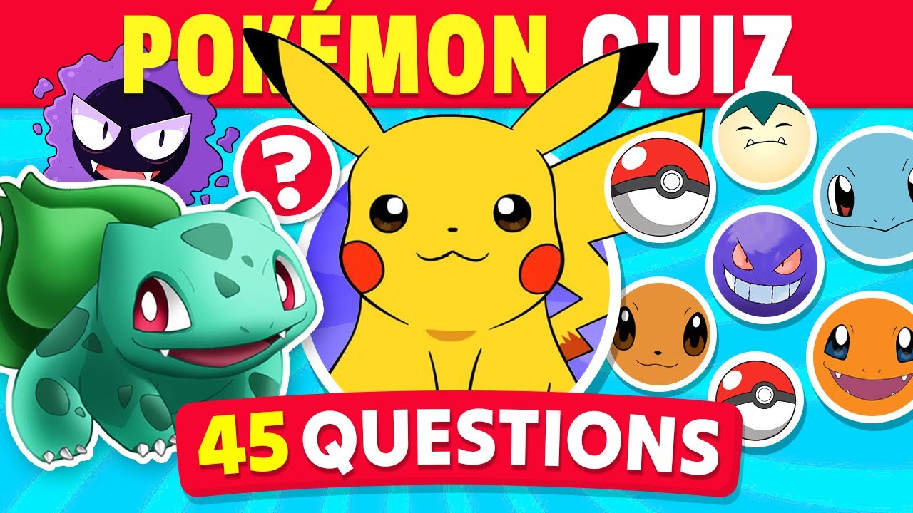 The Ultimate Pokémon Fan Test ⚡🔥💧 Pokémon Quiz