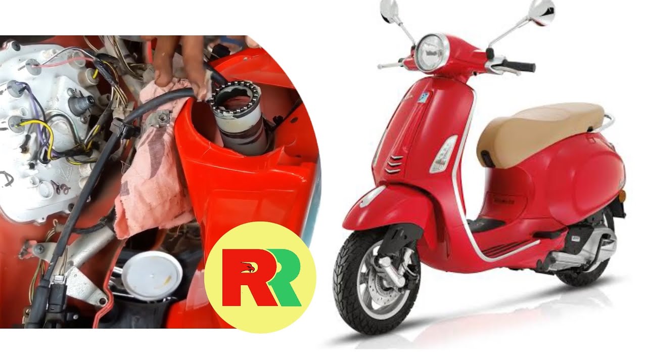 Vespa fork cups replacement in easy way