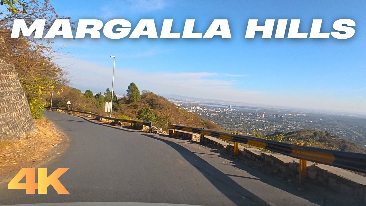 Margalla Hills Islamabad Driving Tour - Pakistan Driving Tour in 4K