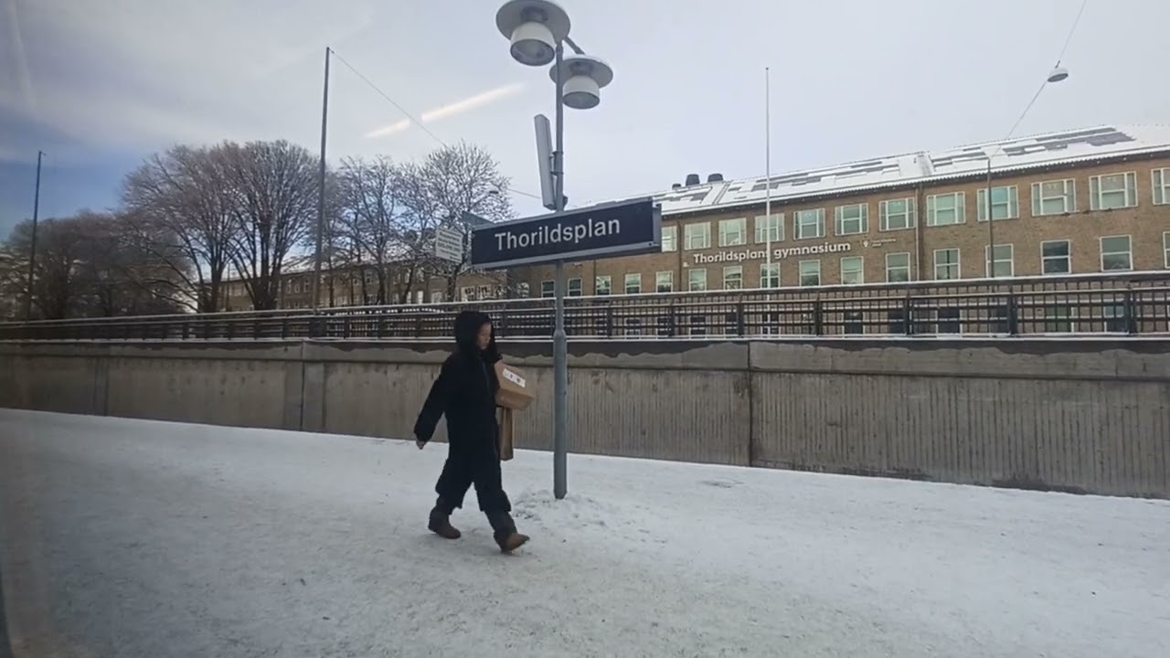 Tunnelbanan Från Gamla Stan Till Brommaplan