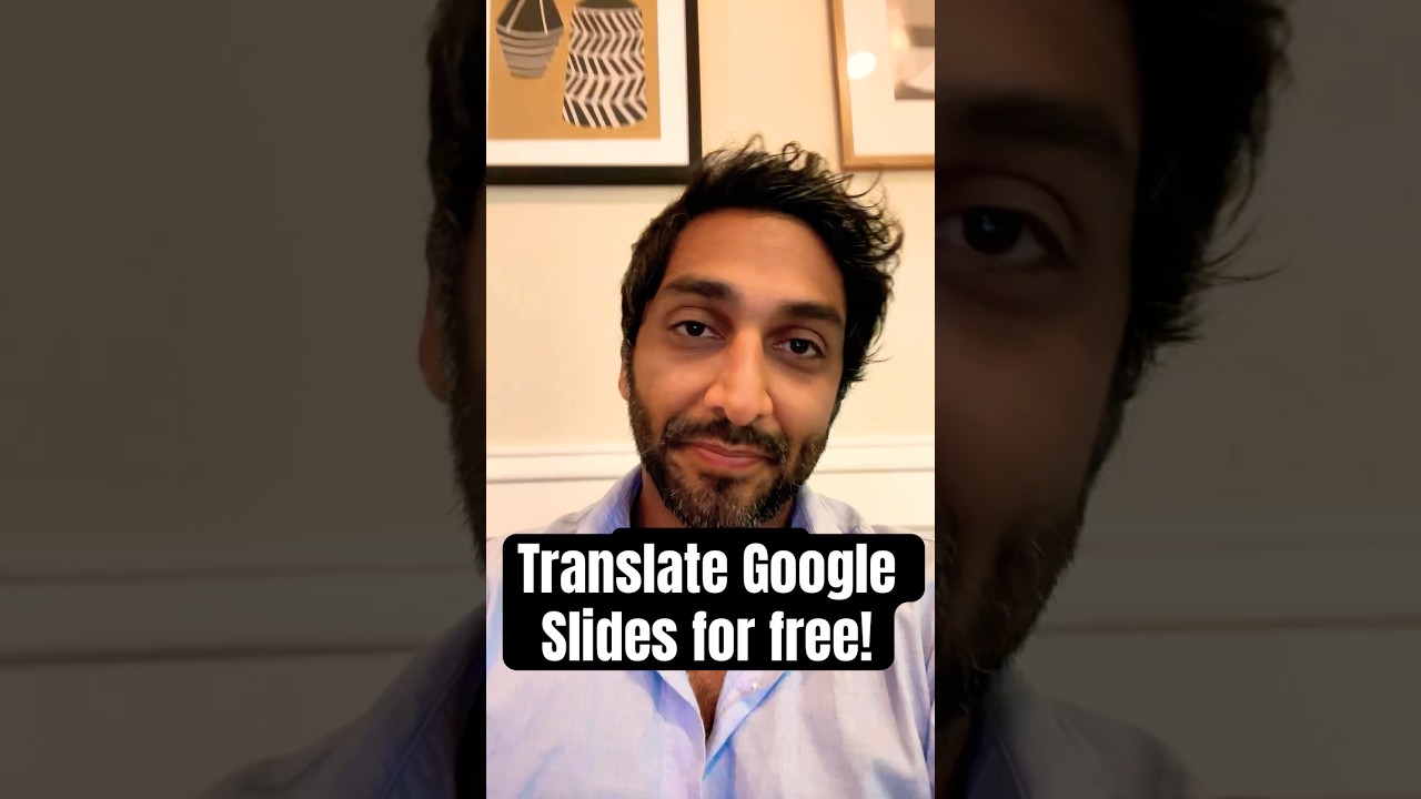 How to Translate Google Slides for Free (2025) 🌍 #googleslides #edtech
