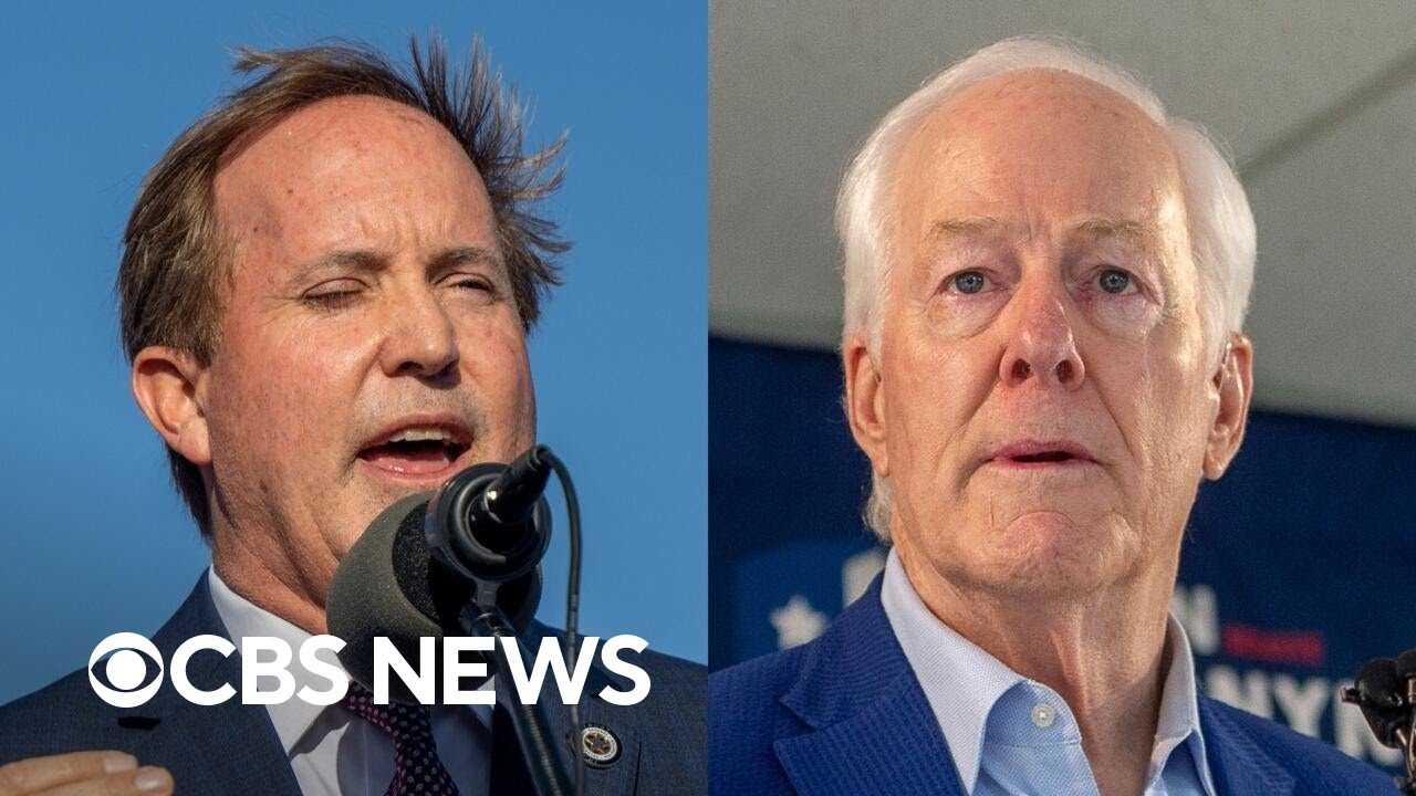 John Cornyn vs. Ken Paxton in Texas Republican Senate runoff