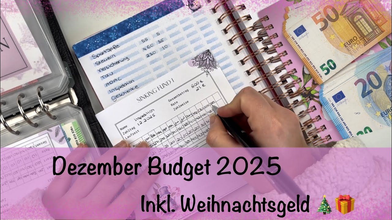 Budgetplanung DEZEMBER 2025 - Lebensupdate: Fixkosten? Beziehung?💝 🎄🎁