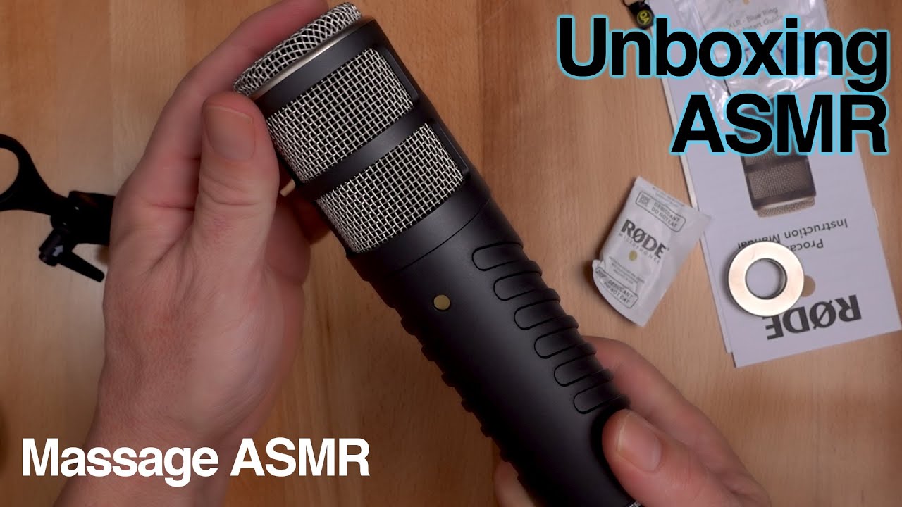 Unboxing ASMR - Rode Procaster Microphone