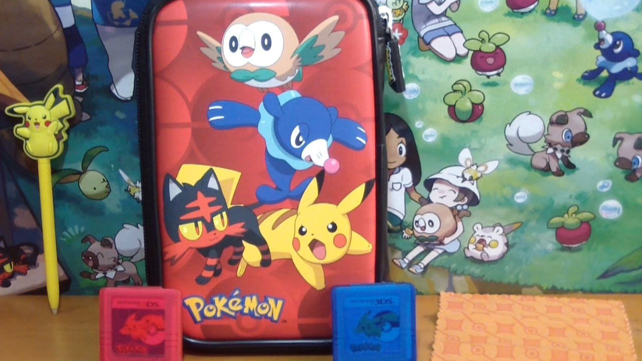 Estuche de Pokémon Sol y Luna para Nintendo 3DS (Game Traveler Pack)