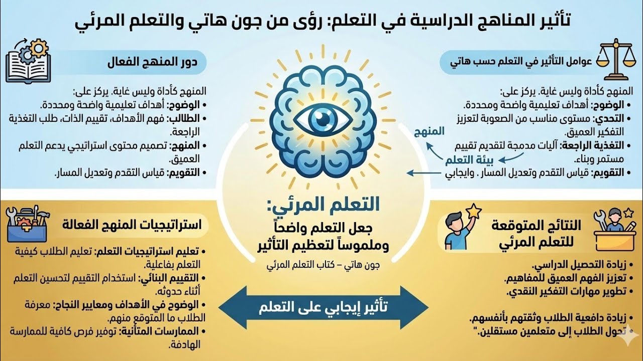 التعلم المرئي ( مساهمات المناهج )