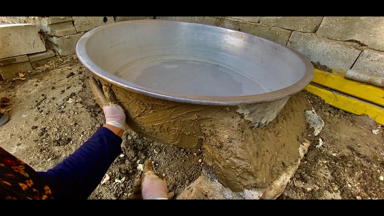 🔥Çamurdan Ocak Yaptım /الموقد الترابي / Earthen Hearth