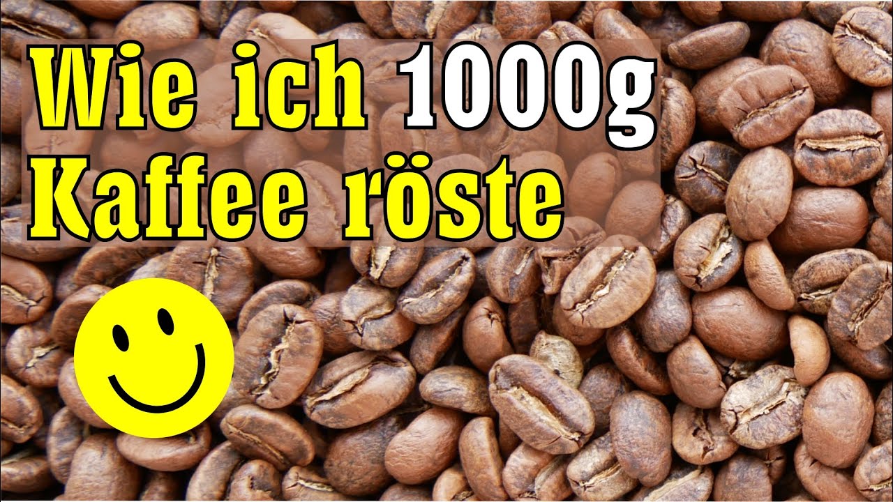 Kaffeeröster selber bauen, 1000g pro Röstung