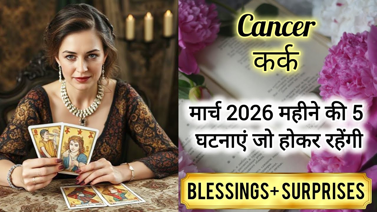 🎊 CANCER ♋ कर्क राशी 🏆 मार्च 2026 की 5 घटनाएं जो होकर रहेंगी❣️ KARK Rashi MARCH 2026 💯🎁 #cancer