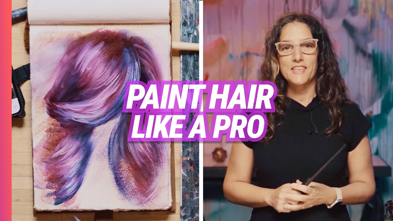 How to Paint Hair Like a Pro - Easy for Beginners!