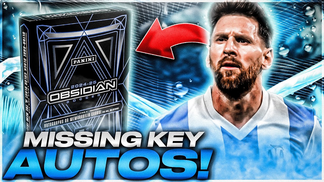 MISSING SO MANY AUTOS... |  2024-25 Panini Obsidian Soccer Hobby Box Review