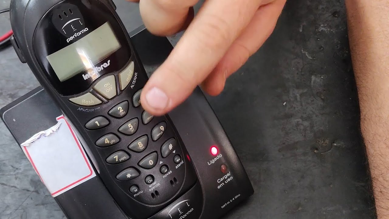 telefone fixo piscando led intelbras nao liga e nao carrega resolvido