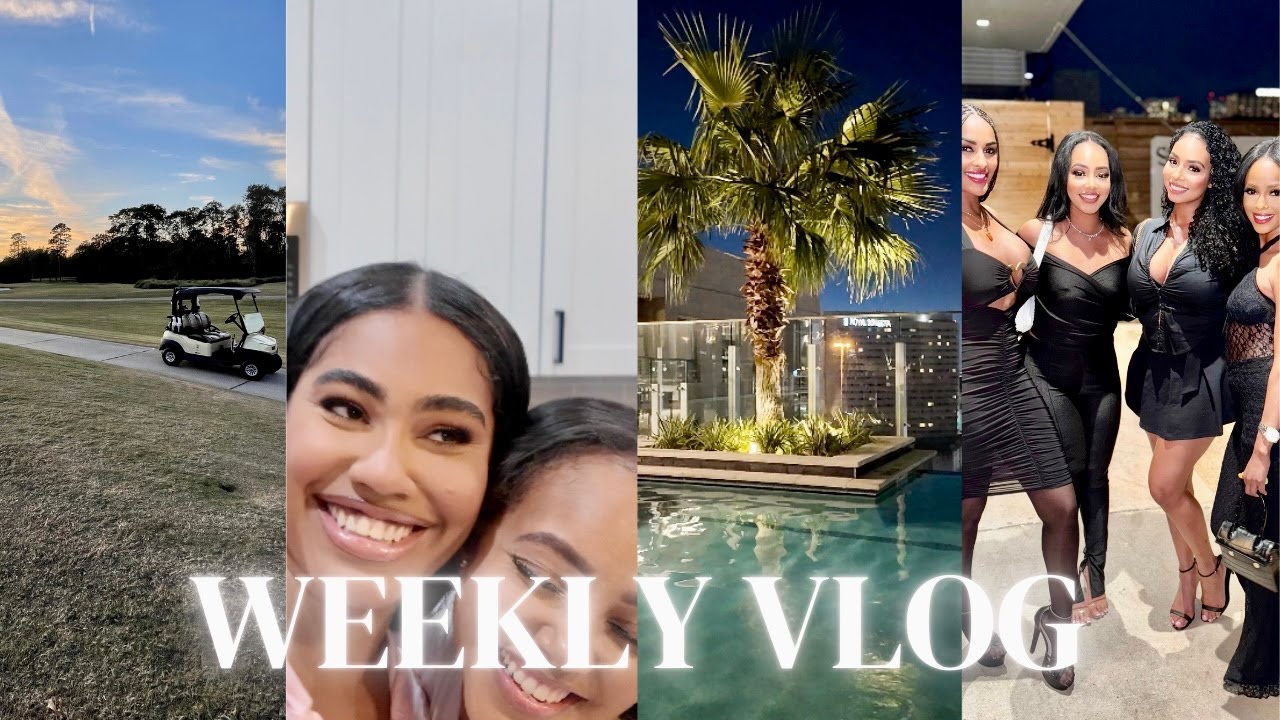 WEEKLY VLOG | friendsgiving + cookout +  1st time golfing + baby fever???