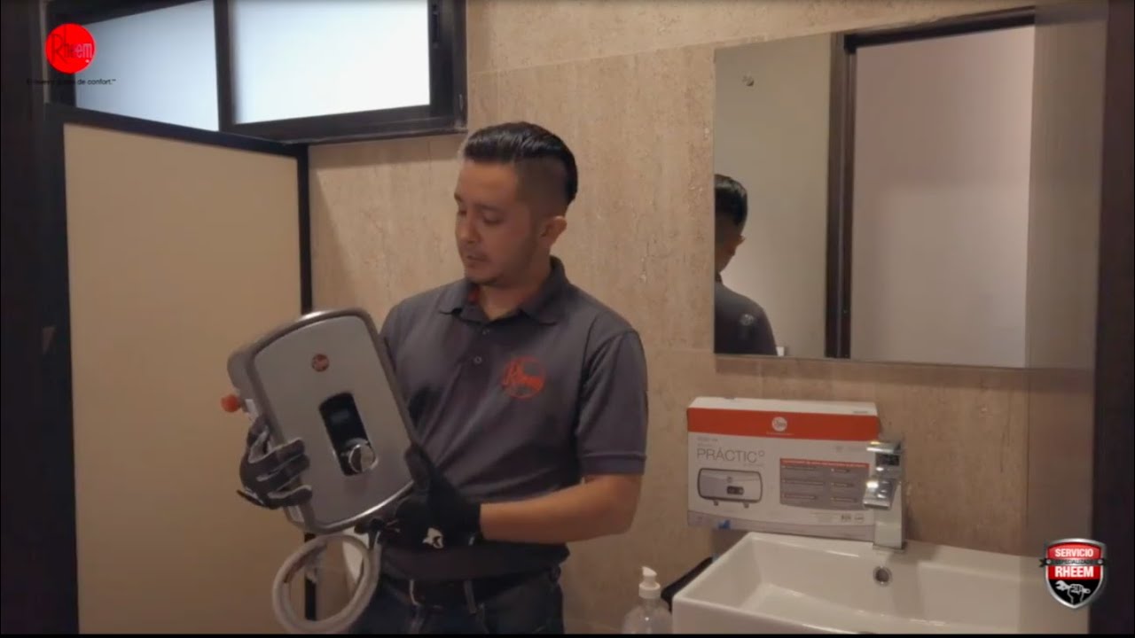 Instalación y mantenimiento de calentador instantáneo eléctrico