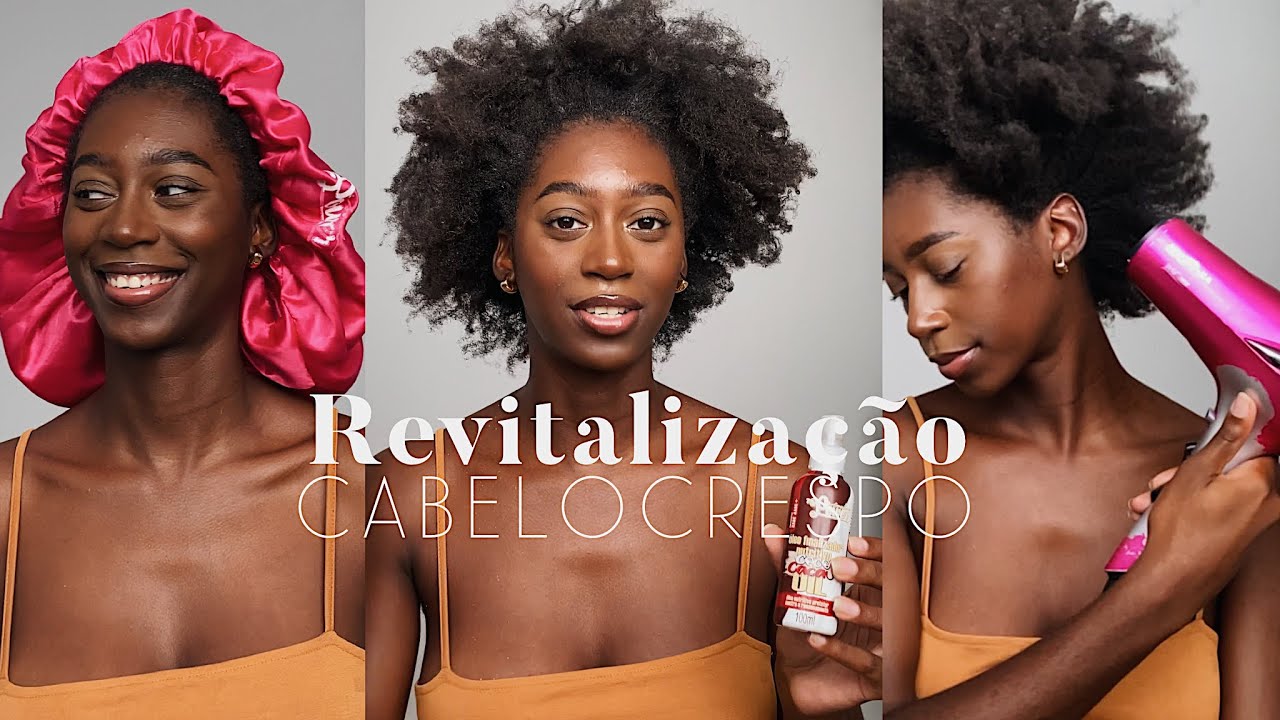 Revitaliza&ccedil;&atilde;o cabelo crespo 4c