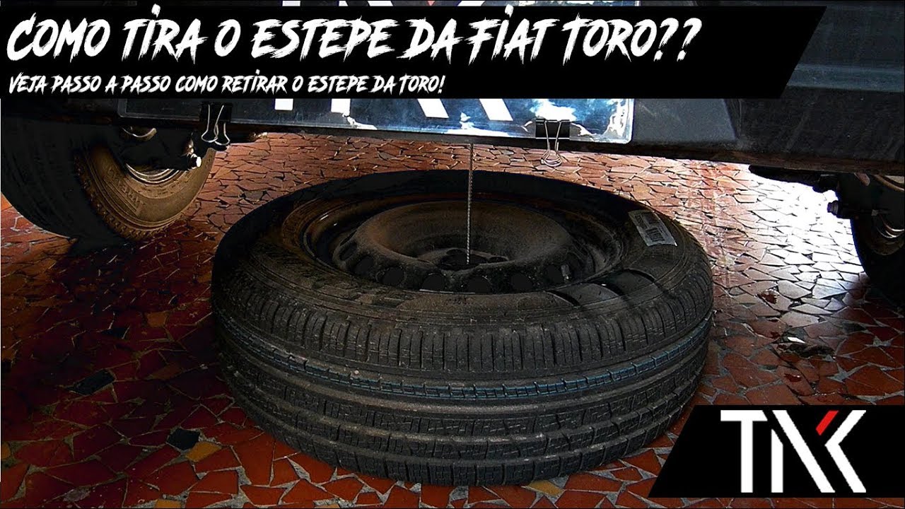 Como se tira o estepe da Toro?#89