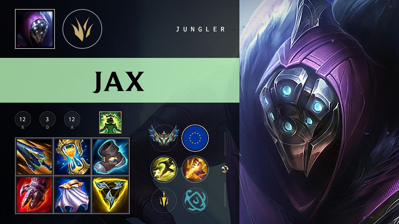 Jax Jungle vs Nidalee - EUW Challenger Patch 26.09