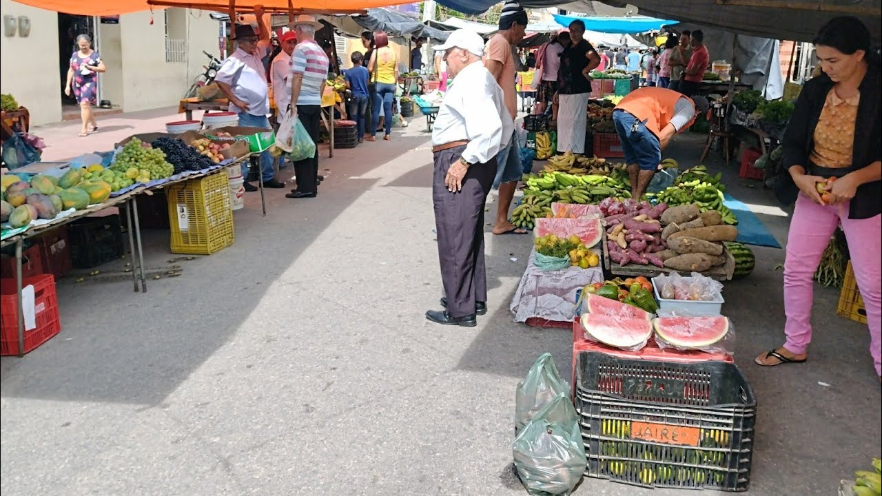 VEJA NA FEIRA LIVRE DE ANGELIM PERNAMBUCO TEM MUITA FARTURA CULTURA E TRADIÇÃO NORDESTINA