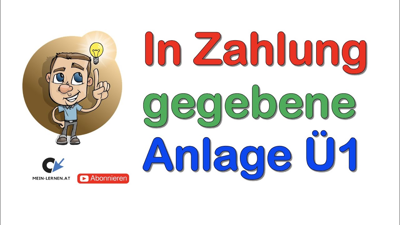 In Zahlung gegebene Anlage Beispiel Buchungss&auml;tze